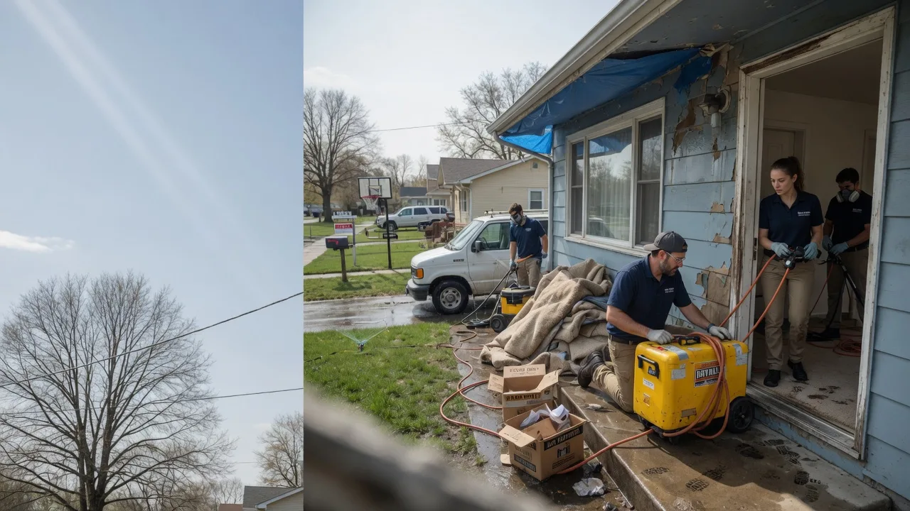 Basement Flood Cleanup in Mannford, OK near me